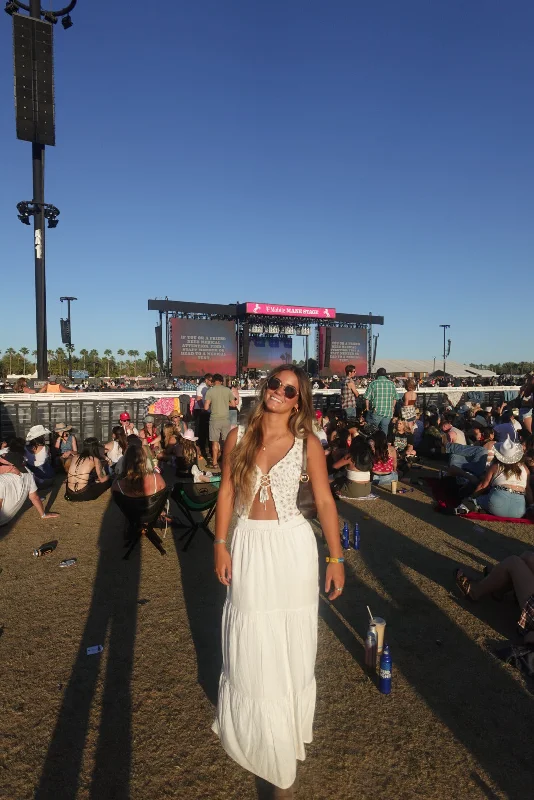 White Maxi Skirt